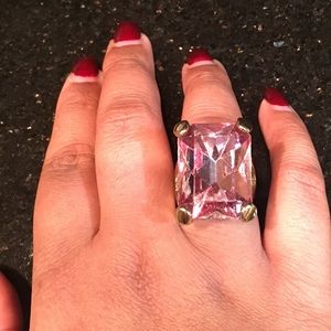 Purple Radiant Crystal Ring